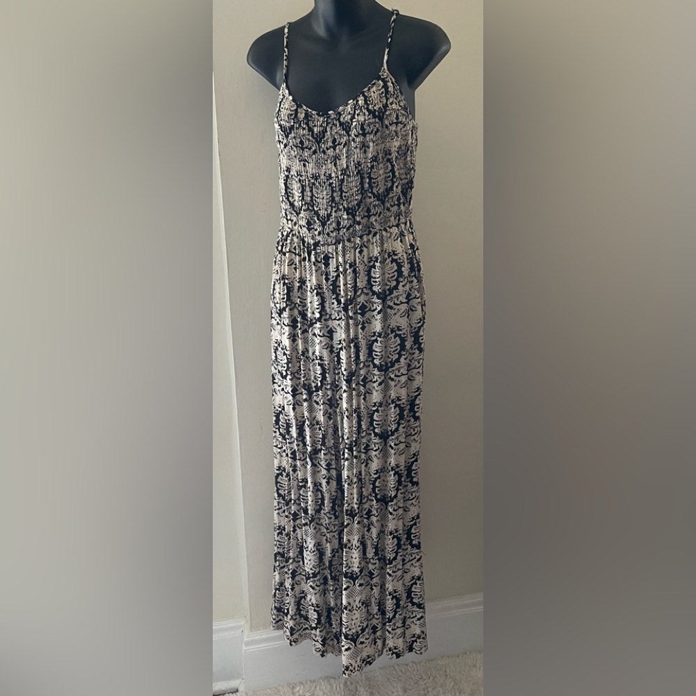 Angie Black & Beige Jumpsuit/Romper Size Medium